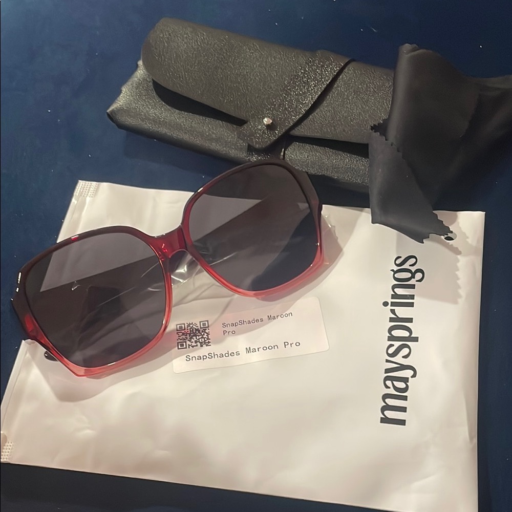 Maroon Sunglasses